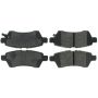 CENTRIC PARTS 300.11010 Centric Premium Semi-Metallic Brake Pads with Shims and Hardware