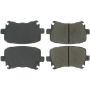 CENTRIC PARTS 300.11080 Centric Premium Semi-Metallic Brake Pads with Shims and Hardware