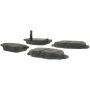 CENTRIC PARTS 300.11140 Centric Premium Semi-Metallic Brake Pads with Shims and Hardware