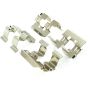 CENTRIC PARTS 300.11140 Centric Premium Semi-Metallic Brake Pads with Shims and Hardware