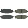 CENTRIC PARTS 300.11140 Centric Premium Semi-Metallic Brake Pads with Shims and Hardware