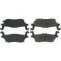 CENTRIC PARTS 300.11200 Centric Premium Semi-Metallic Brake Pads with Shims and Hardware