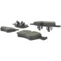CENTRIC PARTS 300.11230 Centric Premium Semi-Metallic Brake Pads with Shims and Hardware