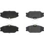 CENTRIC PARTS 300.11450 Centric Premium Semi-Metallic Brake Pads with Shims