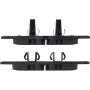 CENTRIC PARTS 300.11510 Centric Premium Semi-Metallic Brake Pads with Shims and Hardware