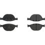 CENTRIC PARTS 300.11510 Centric Premium Semi-Metallic Brake Pads with Shims and Hardware