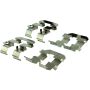 CENTRIC PARTS 300.11570 Centric Premium Semi-Metallic Brake Pads with Shims and Hardware