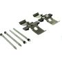 CENTRIC PARTS 300.11650 Centric Premium Semi-Metallic Brake Pads with Shims and Hardware