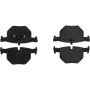 CENTRIC PARTS 300.11700 Centric Premium Semi-Metallic Brake Pads with Shims and Hardware