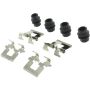 CENTRIC PARTS 300.11720 Centric Premium Semi-Metallic Brake Pads with Shims and Hardware