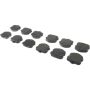 CENTRIC PARTS 300.11850 Centric Premium Semi-Metallic Brake Pads with Shims