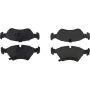 CENTRIC PARTS 300.11890 Centric Premium Semi-Metallic Brake Pads with Shims