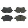 CENTRIC PARTS 300.12040 Centric Premium Semi-Metallic Brake Pads with Shims and Hardware