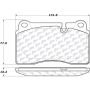 CENTRIC PARTS 300.12630 Centric Premium Semi-Metallic Brake Pads with Shims and Hardware