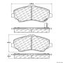 CENTRIC PARTS 300.12730 Centric Premium Semi-Metallic Brake Pads with Shims and Hardware