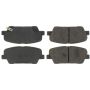CENTRIC PARTS 300.12840 Centric Premium Semi-Metallic Brake Pads with Shims and Hardware