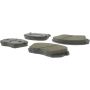 CENTRIC PARTS 300.12950 Centric Premium Semi-Metallic Brake Pads with Shims and Hardware