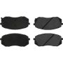 CENTRIC PARTS 300.12951 Centric Premium Semi-Metallic Brake Pads with Shims and Hardware