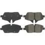 CENTRIC PARTS 300.13080 Centric Premium Semi-Metallic Brake Pads with Shims and Hardware