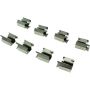 CENTRIC PARTS 300.13170 Centric Premium Semi-Metallic Brake Pads with Shims and Hardware