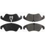 CENTRIC PARTS 300.13220 Centric Premium Semi-Metallic Brake Pads with Shims and Hardware