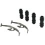 CENTRIC PARTS 300.13221 Centric Premium Semi-Metallic Brake Pads with Shims and Hardware