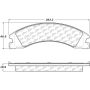 CENTRIC PARTS 300.13300 Centric Premium Semi-Metallic Brake Pads with Shims and Hardware