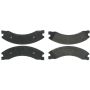 CENTRIC PARTS 300.13300 Centric Premium Semi-Metallic Brake Pads with Shims and Hardware