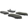CENTRIC PARTS 300.13310 Centric Premium Semi-Metallic Brake Pads with Shims and Hardware