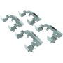 CENTRIC PARTS 300.13320 Centric Premium Semi-Metallic Brake Pads with Shims and Hardware