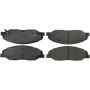 CENTRIC PARTS 300.13320 Centric Premium Semi-Metallic Brake Pads with Shims and Hardware