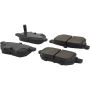 CENTRIC PARTS 300.13540 Centric Premium Semi-Metallic Brake Pads with Shims and Hardware