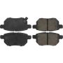 CENTRIC PARTS 300.13540 Centric Premium Semi-Metallic Brake Pads with Shims and Hardware