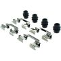 CENTRIC PARTS 300.13570 Centric Premium Semi-Metallic Brake Pads with Shims and Hardware