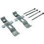 CENTRIC PARTS 300.13650 Centric Premium Semi-Metallic Brake Pads with Shims and Hardware