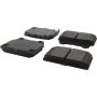 CENTRIC PARTS 300.13680 Centric Premium Semi-Metallic Brake Pads with Shims and Hardware
