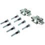 CENTRIC PARTS 300.13710 Centric Premium Semi-Metallic Brake Pads with Shims and Hardware