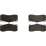 CENTRIC PARTS 300.13710 Centric Premium Semi-Metallic Brake Pads with Shims and Hardware