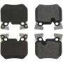 CENTRIC PARTS 300.13720 Centric Premium Semi-Metallic Brake Pads with Shims and Hardware
