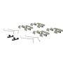 CENTRIC PARTS 300.13740 Centric Premium Semi-Metallic Brake Pads with Shims and Hardware