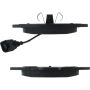 CENTRIC PARTS 300.13750 Centric Premium Semi-Metallic Brake Pads with Shims and Hardware