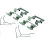 CENTRIC PARTS 300.13780 Centric Premium Semi-Metallic Brake Pads with Shims and Hardware