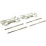 CENTRIC PARTS 300.13830 Centric Premium Semi-Metallic Brake Pads with Shims and Hardware