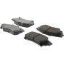 CENTRIC PARTS 300.13910 Centric Premium Semi-Metallic Brake Pads with Shims and Hardware
