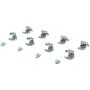CENTRIC PARTS 300.13910 Centric Premium Semi-Metallic Brake Pads with Shims and Hardware