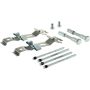 CENTRIC PARTS 300.13950 Centric Premium Semi-Metallic Brake Pads with Shims and Hardware