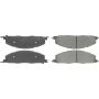 CENTRIC PARTS 300.14000 Centric Premium Semi-Metallic Brake Pads with Shims and Hardware