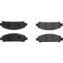 CENTRIC PARTS 300.14010 Centric Premium Semi-Metallic Brake Pads with Shims and Hardware
