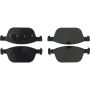 CENTRIC PARTS 300.14120 Centric Premium Semi-Metallic Brake Pads with Shims and Hardware