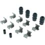 CENTRIC PARTS 300.14560 Centric Premium Semi-Metallic Brake Pads with Shims and Hardware